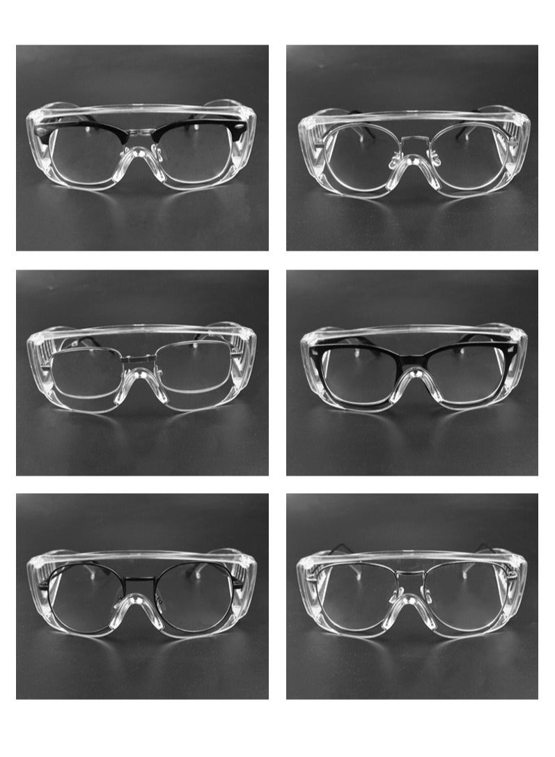 Professional Safety Glasses Scratch Resistant Eye Protection Shield Goggle Clear - Image 4