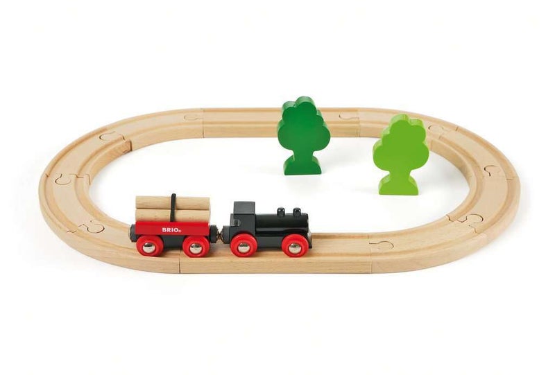 BRIO Classic  33042 Little Forest Train Set  Premium 18Piece Wooden Toy Train Set with Track and Accessories  Perfect for Kids Ages 3 and Up  FSC Certified for Sustainability - Image 2