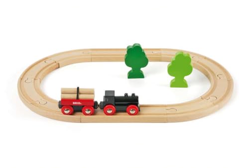 BRIO Classic  33042 Little Forest Train Set  Premium 18Piece Wooden Toy Train Set with Track and Accessories  Perfect for Kids Ages 3 and Up  FSC Certified for Sustainability - Image 1