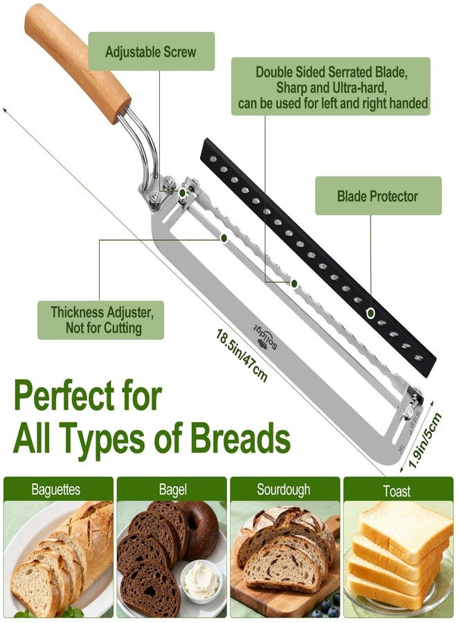 Solldgt Adjustable Bread Slicer for Homemade Bread LEFT RIGHT HAND - Image 3