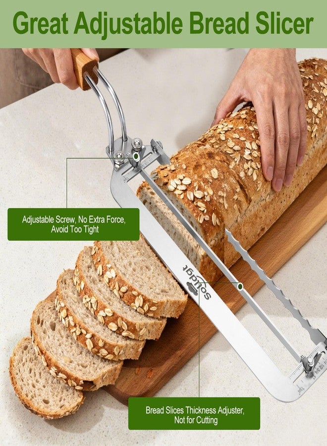 Solldgt Adjustable Bread Slicer for Homemade Bread LEFT RIGHT HAND - Image 5