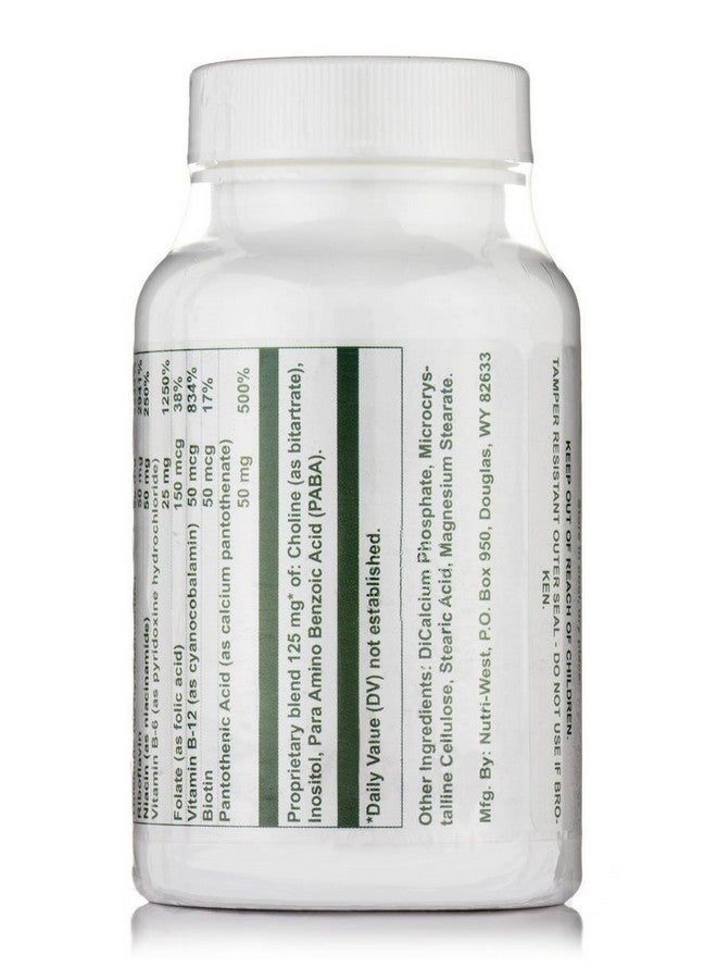 Nutri-West B-Complex - 90 Tablets by Nutri West - Image 2