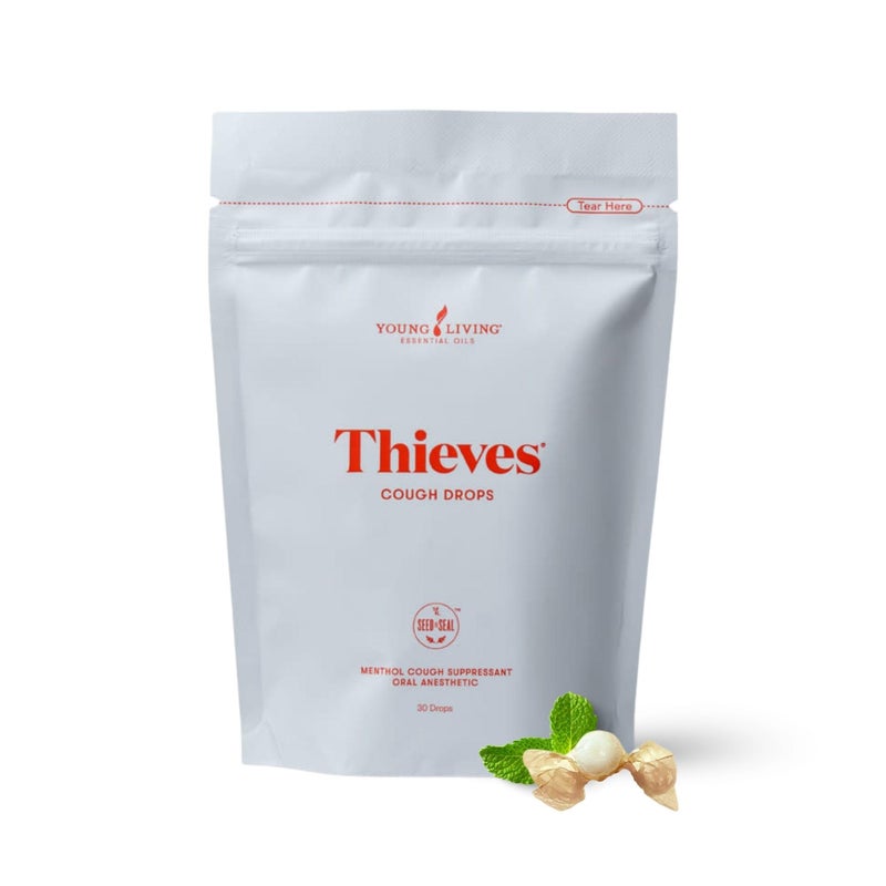 Young Living Thieves Cough Drops 30 Ct Essential Oil Infused by Young Living Essential Oil - Image 1