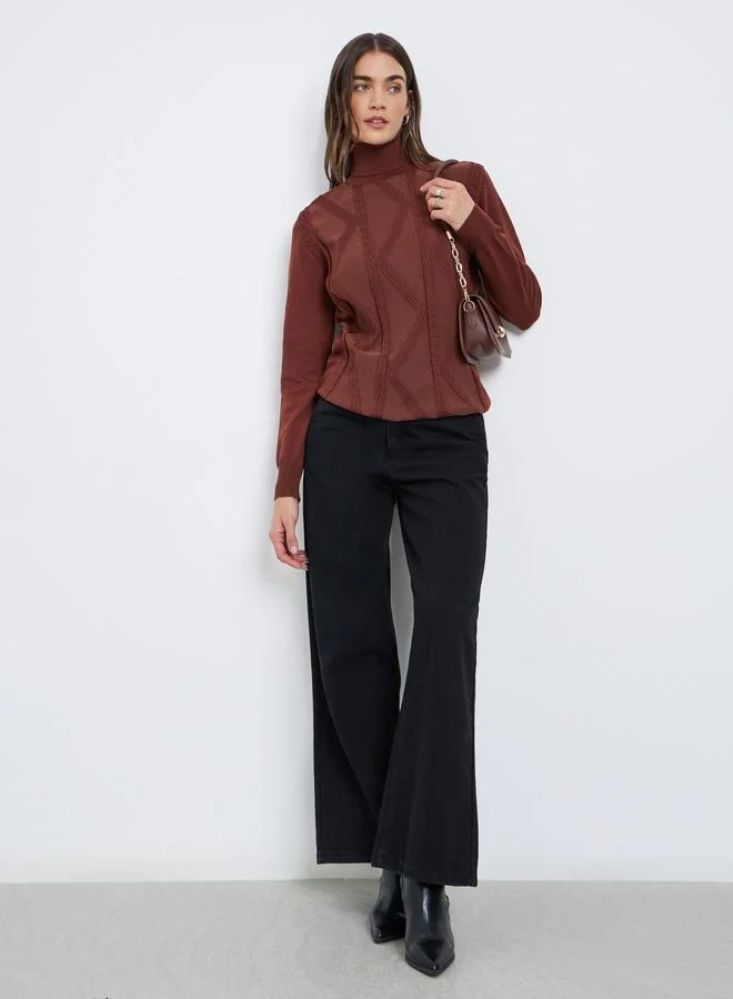 ستايلي كنزة محبوكة