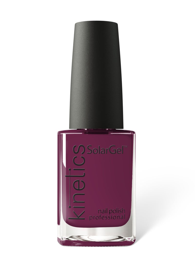 KINETICS SOLARGEL PROFESSIONAL NAIL POLISH 15 ML | #210 MULBERRY - Image 1