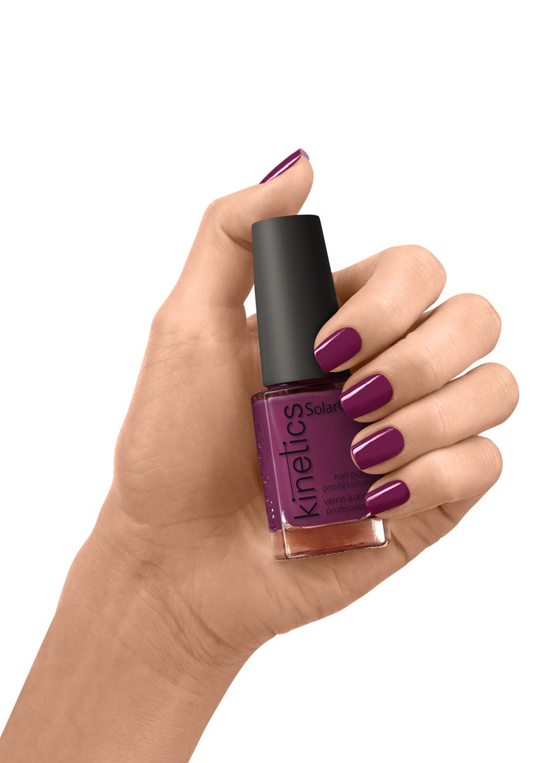 KINETICS SOLARGEL PROFESSIONAL NAIL POLISH 15 ML | #210 MULBERRY - Image 2