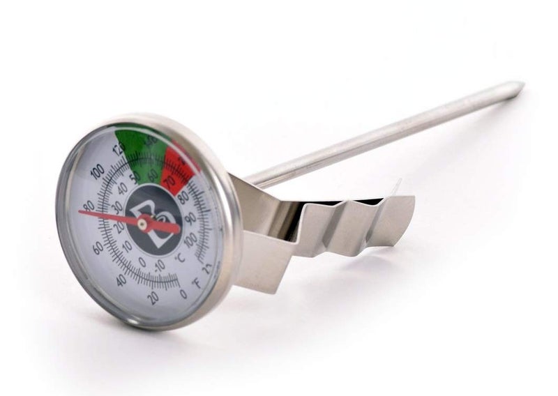 Brewista Short Frothing Thermometer5Inch with Clip 5Inch Stainless Steel