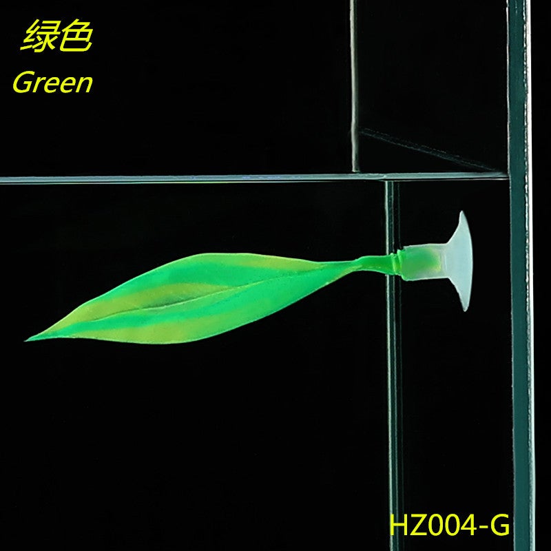 Generic Silicone Artificial Coral Fish Tank Decor Green 