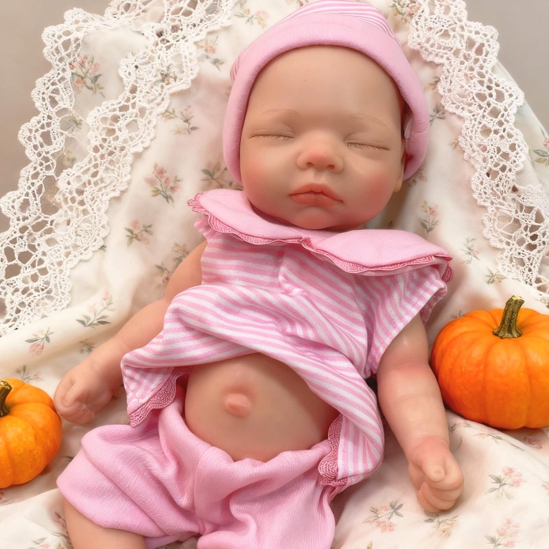 OtardDolls دميّة أوتارد سيليكون للأطفال 10 إنش دمية سيليكون كاملة واقعية مع مجموعة ملحقات - Image 3