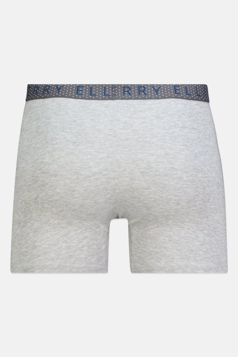PERRY ELLIS Men 3 Pack Brand Logo Boxer Briefs, Multicolor  - Image 3