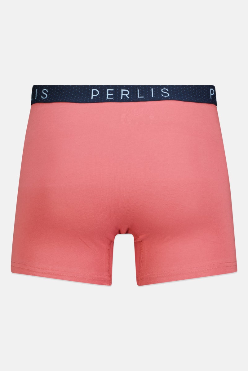 PERRY ELLIS Men 3 Pack Brand Logo Boxer Briefs, Multicolor  - Image 4