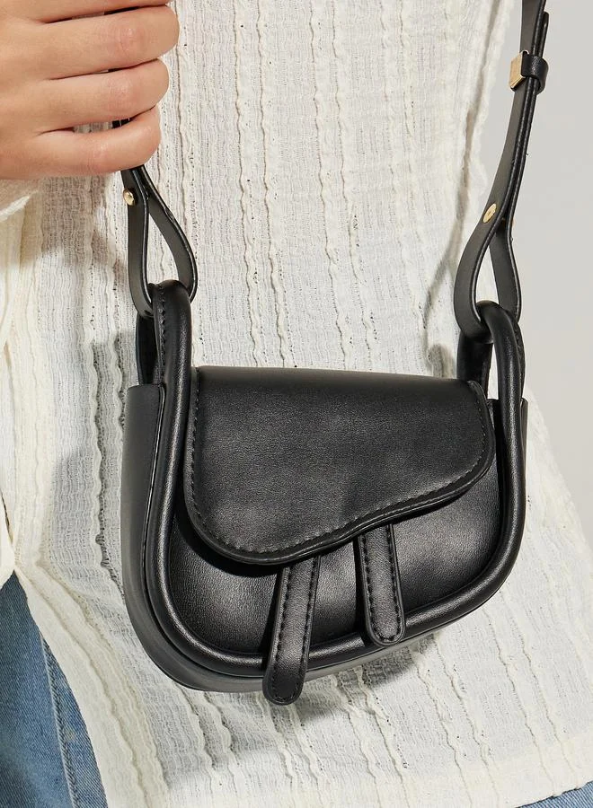 Styli Asymmetrical Shoulder Bag with Adjustable Strap
