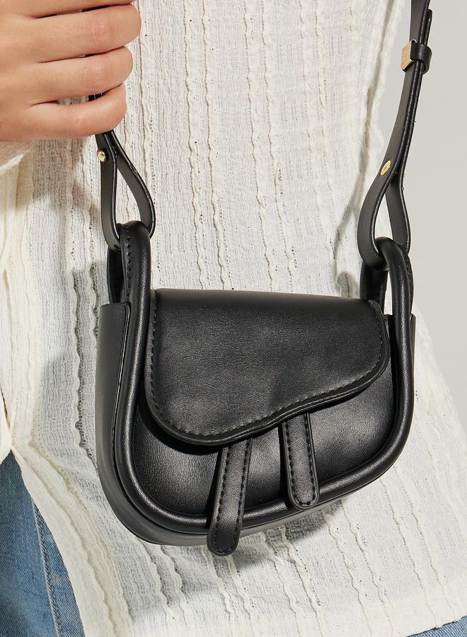 Styli Asymmetrical Shoulder Bag with Adjustable Strap  - Image 3