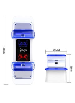 Ipega Dual Charger Dock for Playstation 5 DualSense Controllers Charging with LED Indicators  - Image 4