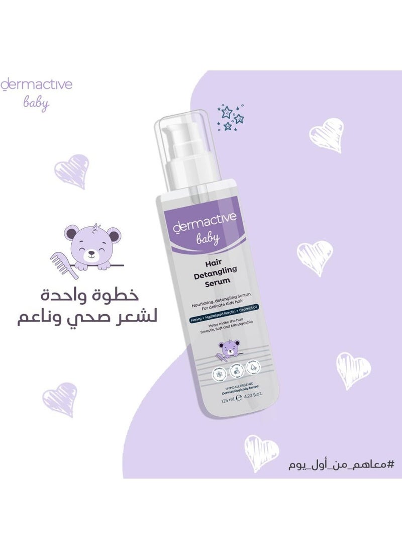 Dermactive Baby Hair Detangling Serum – 120ml | Easy Combing, Smooth & Shiny Finish, Gentle Care for Fine Baby Hair - Image 5