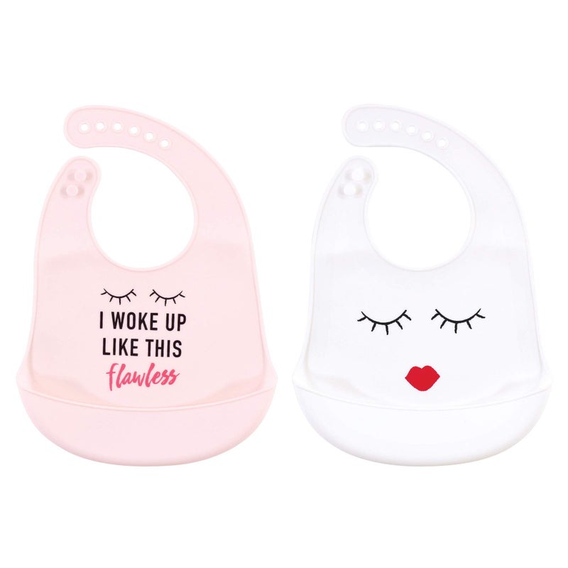 Little Treasure Little Treasure Unisex Baby Silicone Bibs Flawless One Size 