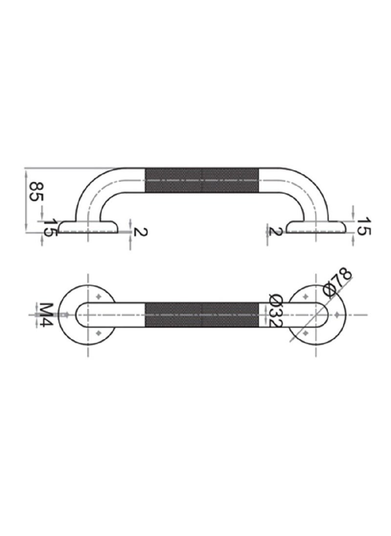 SBASE - Grab Bar White FS-105 - Image 1