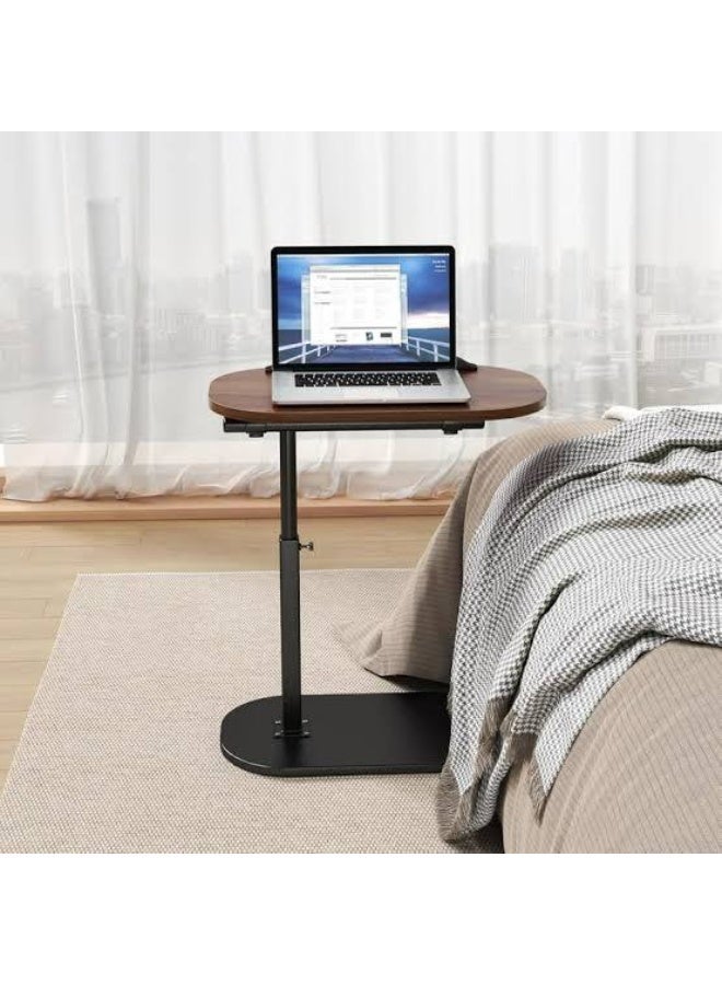 Wooden Side Table with Metal Holder – Modern and Durable Design for Living Rooms and Bedrooms to Hold Drinks, Books and Décor DK - Image 5