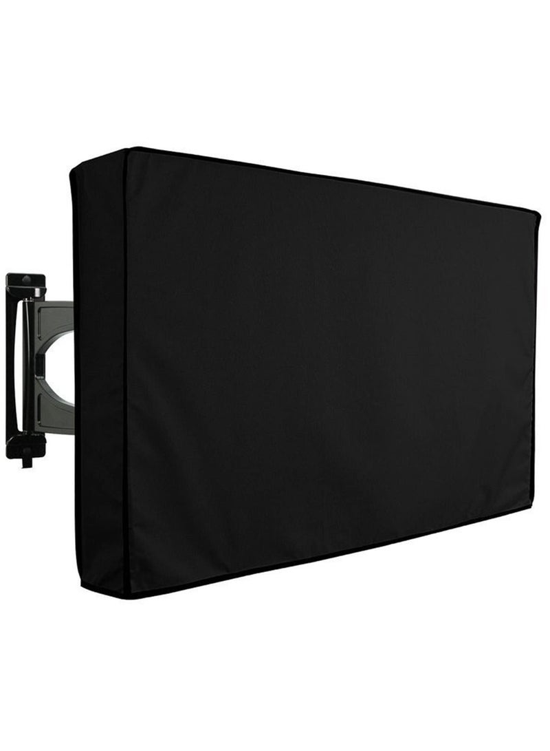 الغبار يغطي الأثاث في الهواء الطلق التلفزيون يغطي الشاشة الغبار يغطي للماء أكسفورد حديقة الأثاث 40 بوصة إلى 42 بوصة ( أسود ) - Image 1