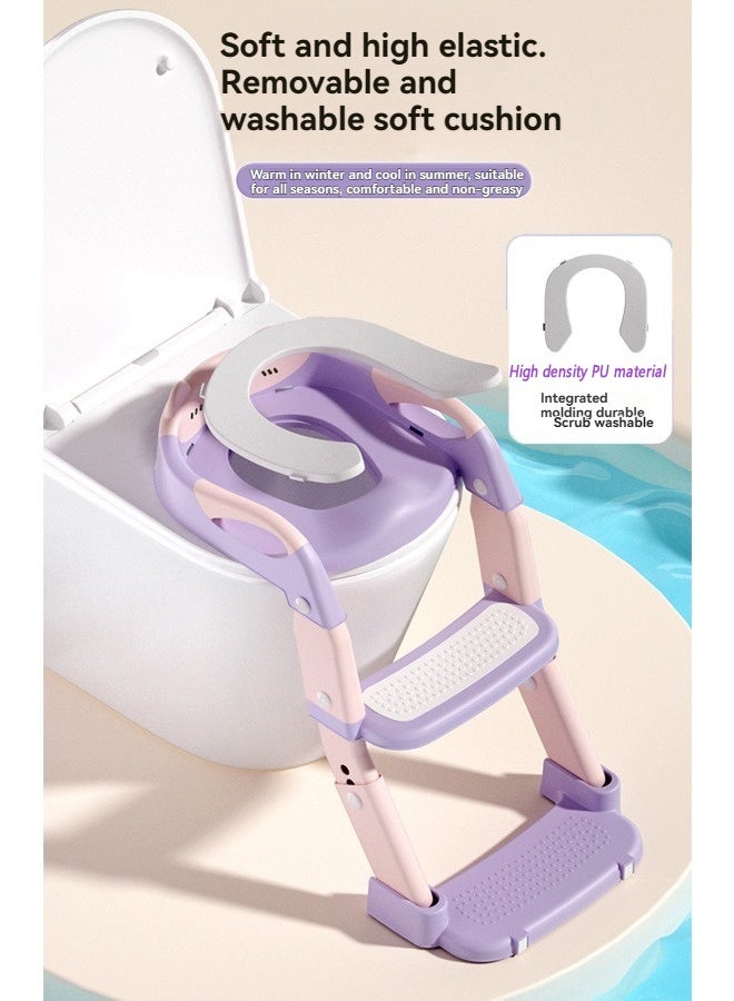 بيوينتي مقعد تدريب الوعاء القابل للطي 3-في-1 مع سلم مضاد للانزلاق ووسائد مضادة للانزلاق - مثالي للأطفال الصغار والأطفال ، مقعد مرحاض تدريب الوعاء محمول كرسي الوعاء الطفل لتدريب مرحاض سهل - Image 5