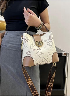 Women's High-End Sense of Letters One Shoulder Messenger Bucket Bag Handbag 21*23*11CM - pzsku/Z8F7BBDD22C14E45E8F54Z/45/_/1697612838/890f222b-26d2-44e8-80ec-608525916689