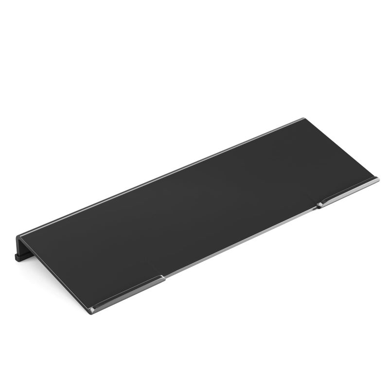 Richboom Computer Keyboard Stand Tilt PC Keyboard Stand Riser for Easy Ergonomic Typing, Acrylic Keyboard Tray Holder for Office Desk, Home, School, with Silicone Anti-Slip Case, Black - Image 1
