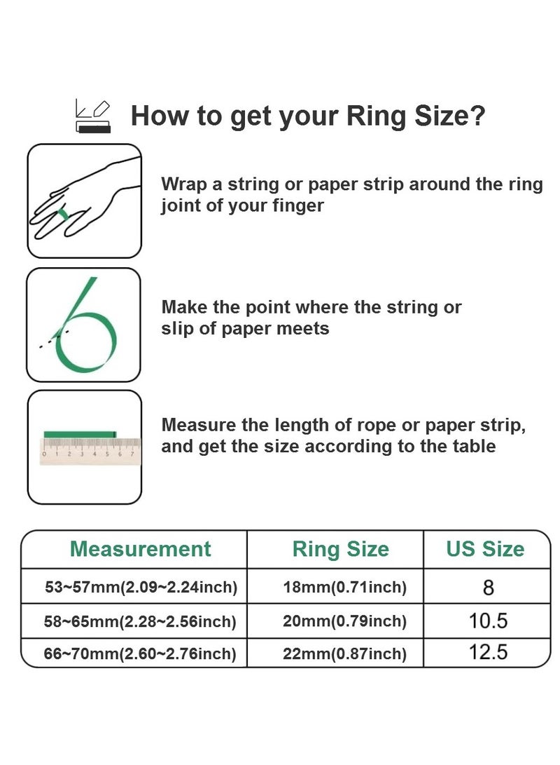 Luxury Prayer Smart Ring, Lucky Ring, Smart Tasbih Beads Ring, Watch Ring, with Prayer Counters, Long Battery, OLED Display, Fashionable, Cool, Perfect for Daily Wear and Gift Giving, Man and Women Samrt Ring, TBSoon iQIBLA Zikr Ring