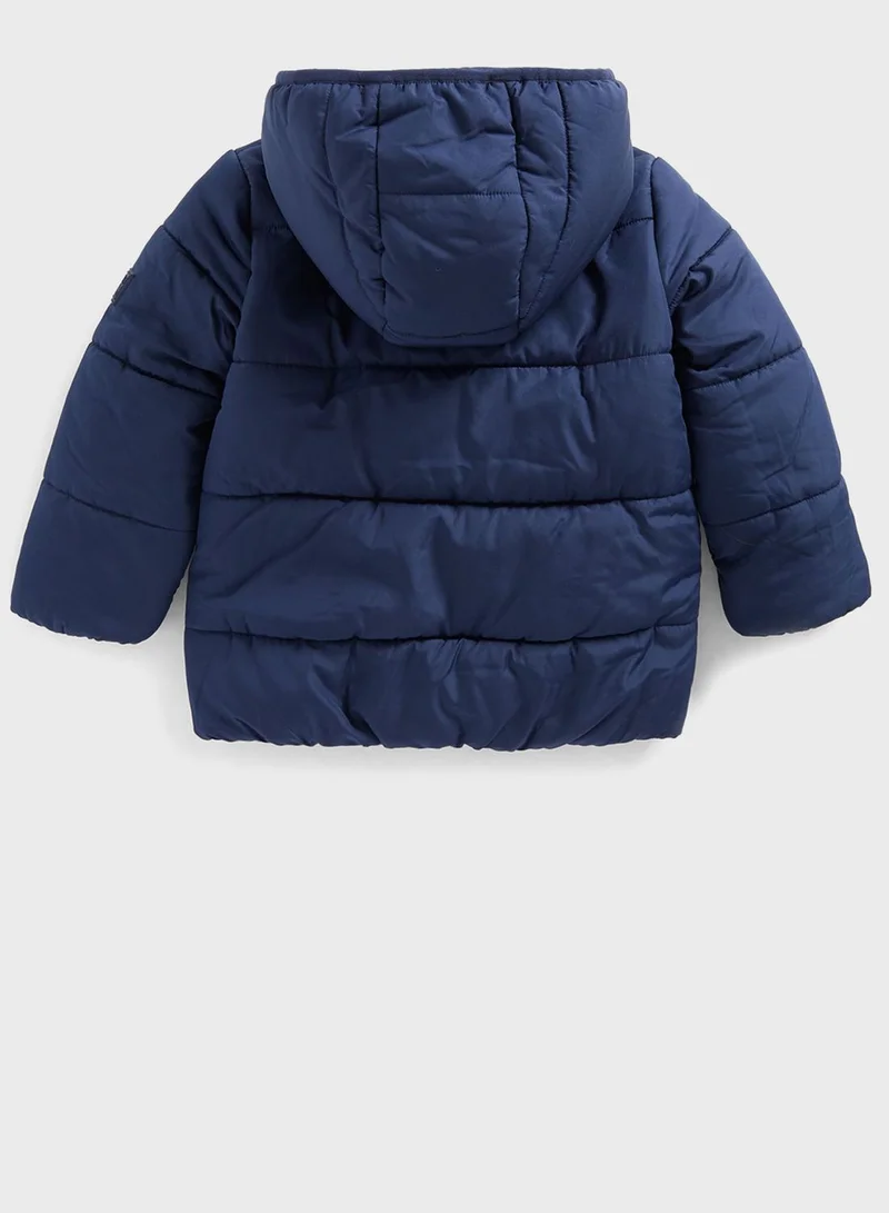mothercare Kids Essential Hooded Puffer Jacket