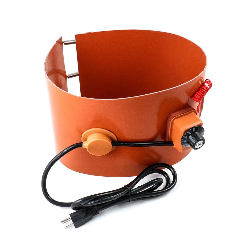 woobles Metal Drum Heater, 800 Watt, 120 Volt, Grease Keg Heater, Insulated Band Heater 5-gallons - Image 3