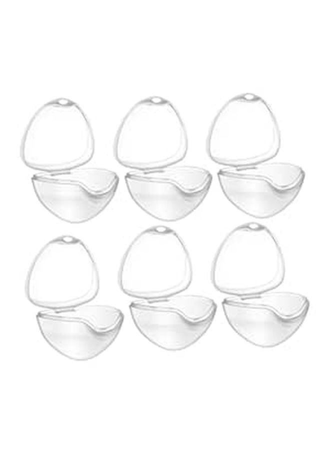6Pcs Cartoon Pacifier Storage Box Portable Holder for Diaper Bag Stroller and Travel - Image 1