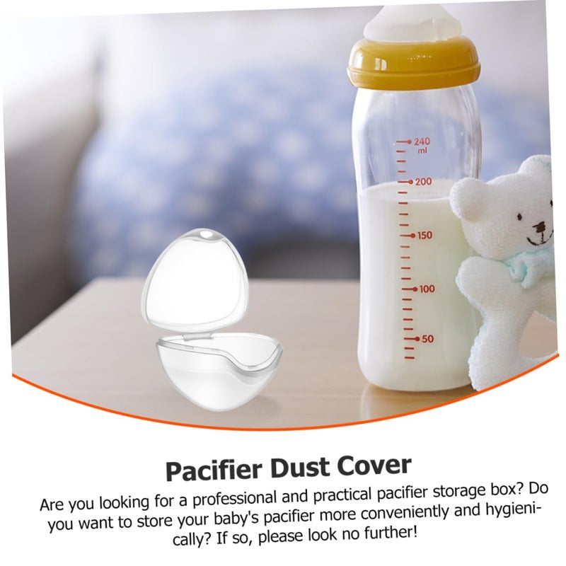 6Pcs Cartoon Pacifier Storage Box Portable Holder for Diaper Bag Stroller and Travel - Image 5