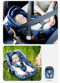 Ominii Luxury 3-in-1 Baby Stroller with Infant Car Seat – Lightweight, Foldable & Reversible Travel Pushchair for 0–4 Years, Adjustable Recline  - Image 5