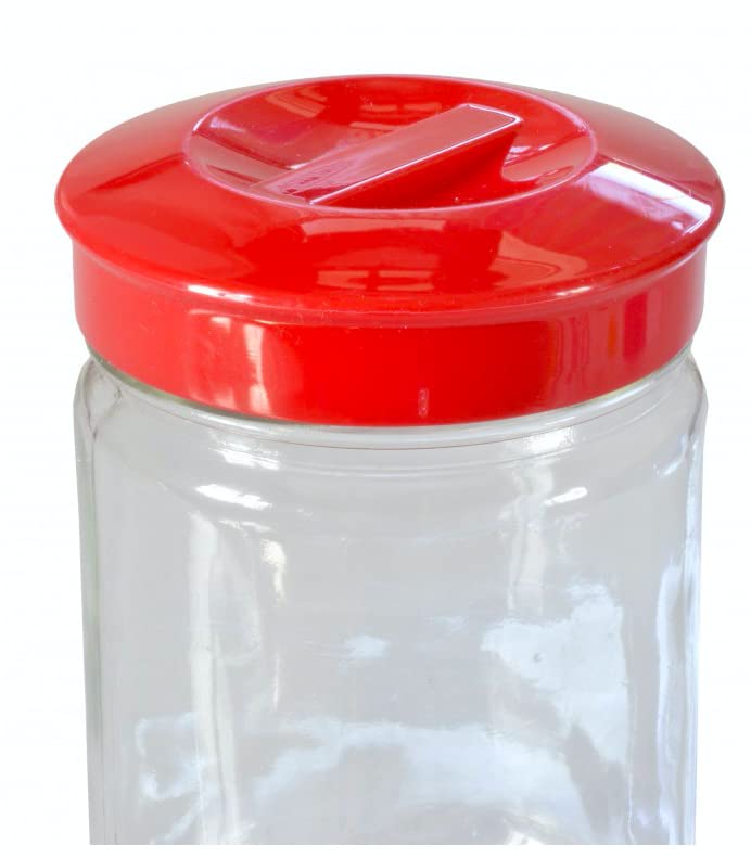 Homies HOMIES, 500ML Oil Dispenser and Glass Square Spice Jar, Vinegar Cruet Bottle, Air Tight Salad Dressing Cruet Glass Oil Bottle Clear, Multicolor (Bottle Size:12mm*60mm)(Jar Size:88mm*135mm) - Image 3