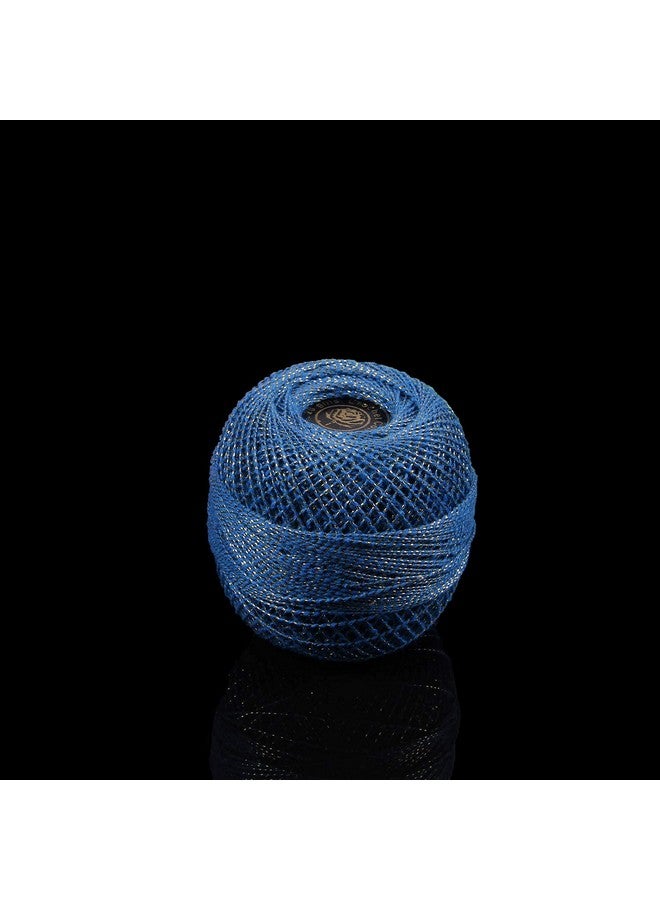 RSP Quality bit® Embroidery Material Metallic Crochet Mercer Cotton Thread Yarn for Knitting and Craft Making 10 Ball (Multicolor) - Image 3