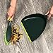 Pine Sol PineSol Dustpan and Brush Set Nesting SnapOn Design Portable Compact Dust Pan and Hand Broom for Cleaning with Rubber Grip Edge Green - Image 4