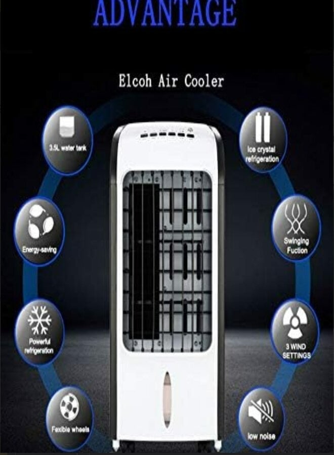 Denx DX2539 portable water-operated desert air conditioner with a tank capacity of 4 liters, designed with 3 speeds. - Image 4