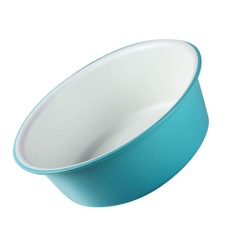 Thickened Plastic Wash Basin 29.7x10.2cm Durable Reliable - Fashionable Color Clashing Multipurpose Wash Tub for Home Dorm Baby Care Daily Washing - Image 2