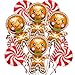 YOUDICT 10PCS Gingerbread Balloons Red Candy Cane Balloon Set Christmas Balloons Foil for Holiday Birthday Party Christmas Party Decorations - Image 2