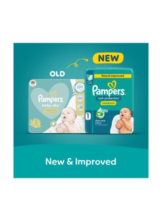 Aloe Vera Taped Diapers Size 1 Mega Pack 86 Count - view 2