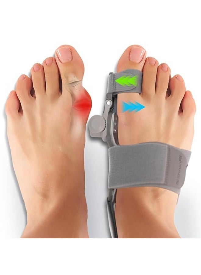 Adjustable Bunion Corrector (2-Pack) for Women & Men - Orthopedic Hammer Toe Corrector Splint - Day & Night Hallux Valgus Support for Pain Relief & Toe Straightener - Image 1
