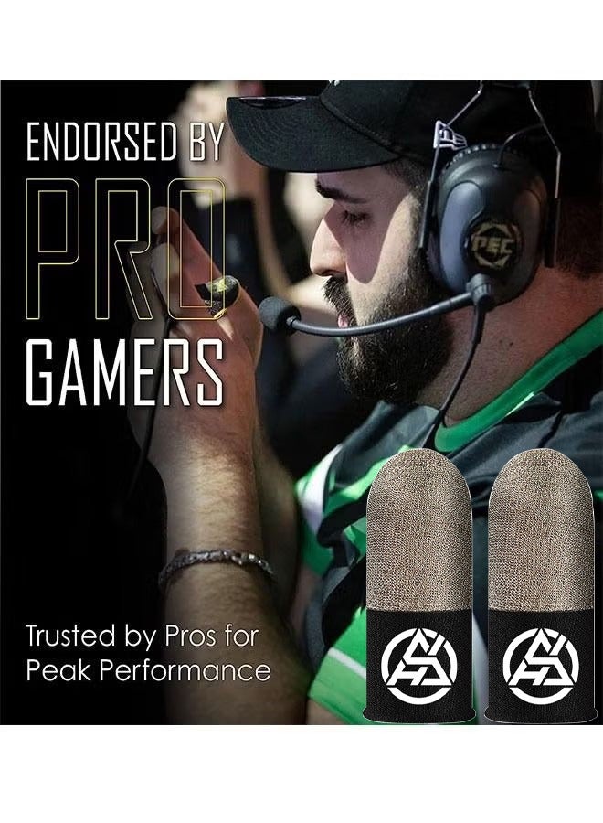 4 Pairs Mobile Game Touch Screen Finger Sleeve Super Highly Sensitive Feelers Smooth Operation Sweat Absorbing Odorless Breathable Seamless Finger Sleeve For Pubg And Much Other Games Play - Image 5