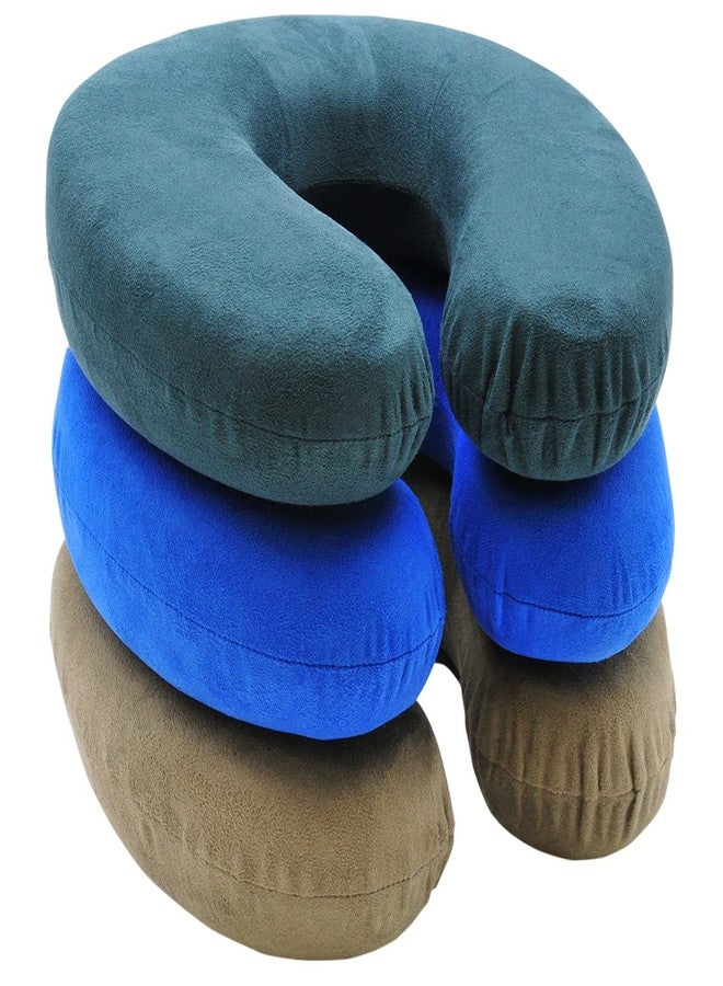 RoadPro BlackCanyon Gear RP2805 Suede Memory Foam Neck Pillow - Assorted Colors - Image 1
