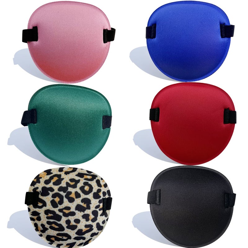Vandorla 6PCS Eye Patch Super Soft Eye Patches Adjustable Medical Eye Patch for Adults and Kids Amblyopia Lazy Eye Patches for Left or Right Eyes 6 Colors