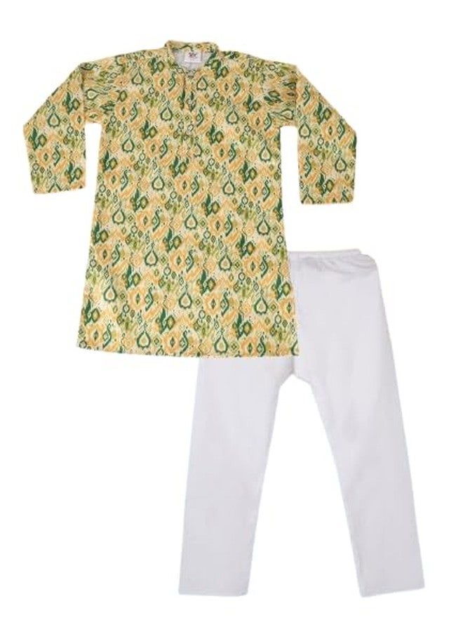 IKKAI® Baby boy’s Outdoor & Indoor long sleeves Regular Soft Stylish printed Pack of 1 (Yellow, 5-6 year) - Image 1