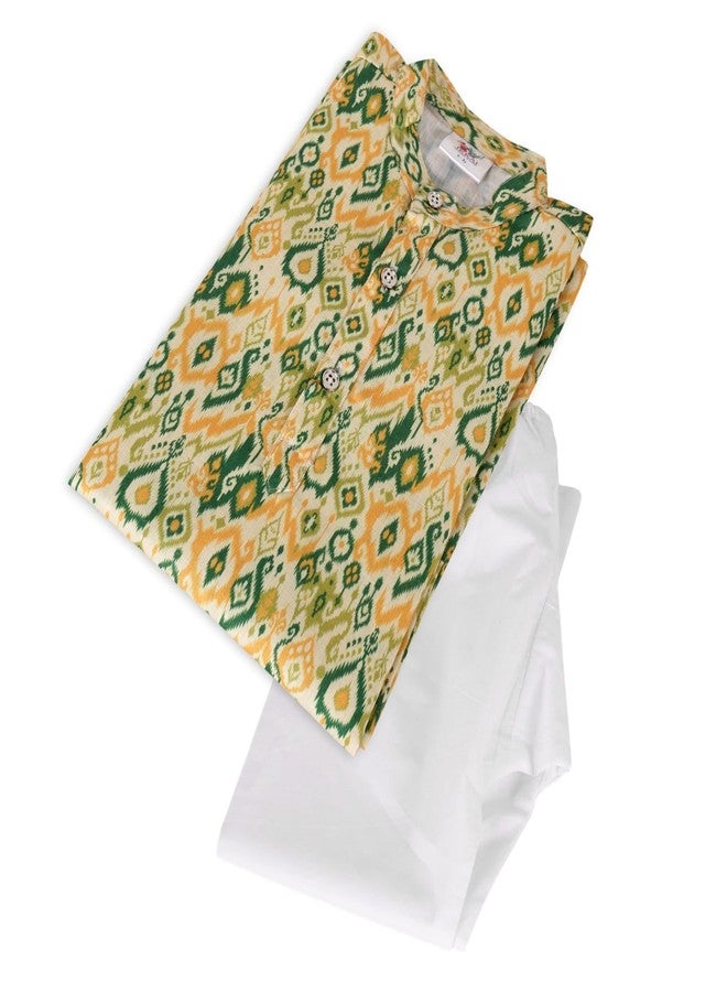 IKKAI® Baby boy’s Outdoor & Indoor long sleeves Regular Soft Stylish printed Pack of 1 (Yellow, 5-6 year) - Image 2