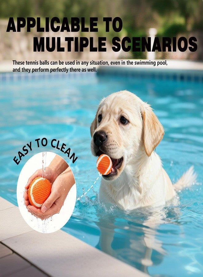 ميكول كرات تنس صغيرة من ميكول للكلاب، 1.57 بوصة، 20 قطعة، كرات لعب تفاعلية متينة للكلاب لتنظيف الأسنان، مناسبة للعب في الأماكن المغلقة والمفتوحة للكلاب الصغيرة (أزرق وبرتقالي). - Image 5