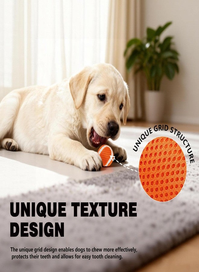 ميكول كرات تنس صغيرة من ميكول للكلاب، 1.57 بوصة، 20 قطعة، كرات لعب تفاعلية متينة للكلاب لتنظيف الأسنان، مناسبة للعب في الأماكن المغلقة والمفتوحة للكلاب الصغيرة (أزرق وبرتقالي). - Image 4