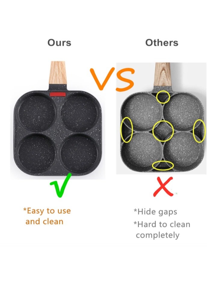 مقلاة بالبيض بحجم 4 أقداح و مقلاة بالبيض الجرانيت الصحي - Image 2