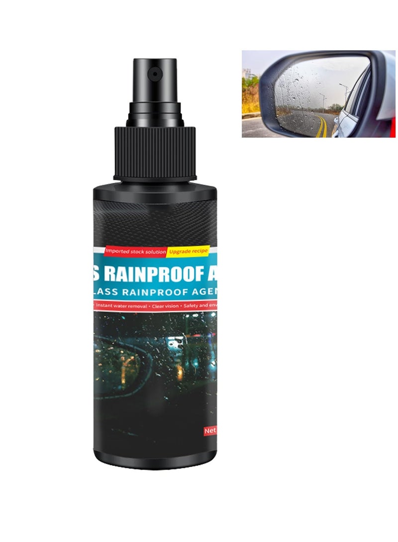 Anti Fog Windshield & Glasses Spray, Waterproof Anti Fog Spray, Automobile Glass Anti Fog Spray, Anti Fog Car Glass Cleaner, Anti Fog Spray for Glasses, Car Glass Antifog Hydrophobic Coating Spray - Image 1