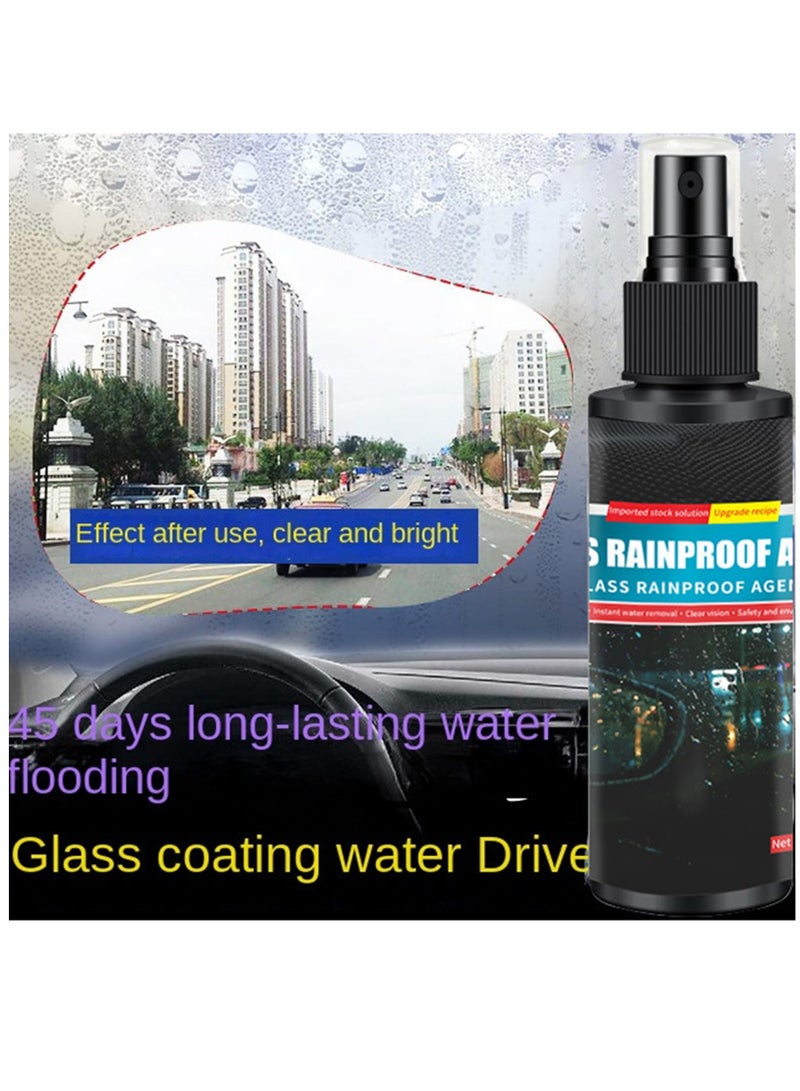 Anti Fog Windshield & Glasses Spray, Waterproof Anti Fog Spray, Automobile Glass Anti Fog Spray, Anti Fog Car Glass Cleaner, Anti Fog Spray for Glasses, Car Glass Antifog Hydrophobic Coating Spray - Image 3